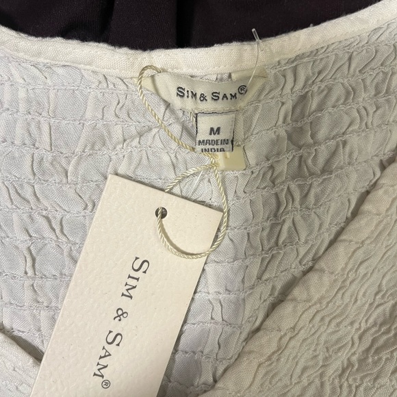 NWT SIM & SAM TANK SHIRT - size M - Picture 5 of 6